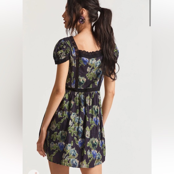 NTW LoveShackFancy Nutmeg Mini Dress size 4 - Picture 4 of 5